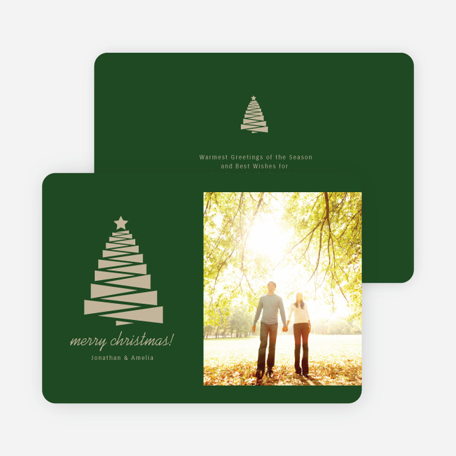 Crafty Christmas Tree Card - Green