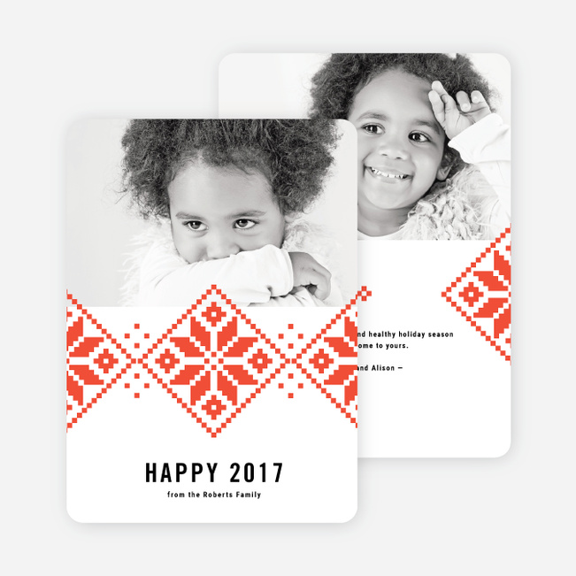Keep Toasty New Year Cards - Red