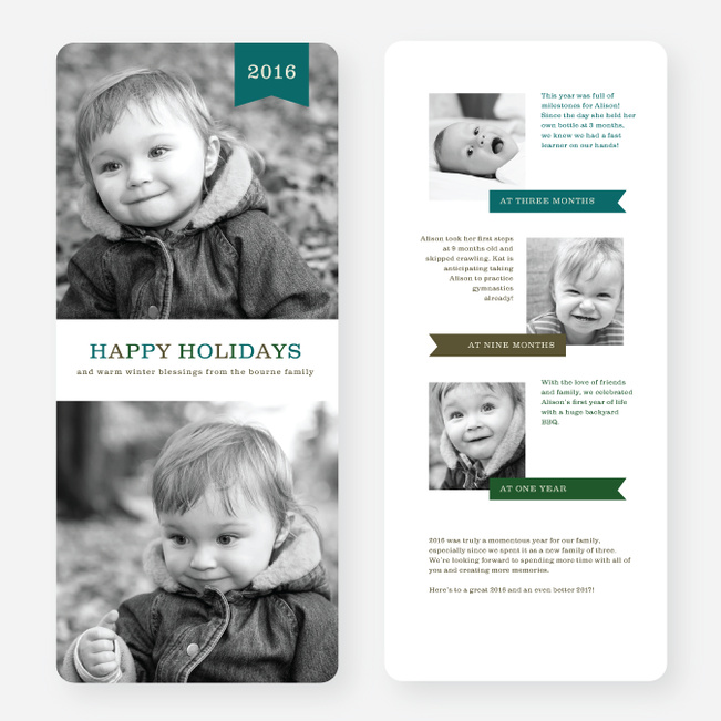 Fun Holiday Cards - Blue