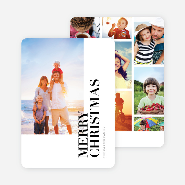 Photos Galore Christmas Card - Black