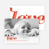 Simply Love Photo Cards - Love Red