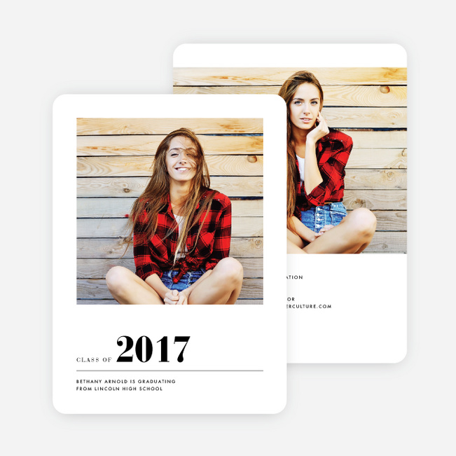 It’s Time Graduation Invitations - Black