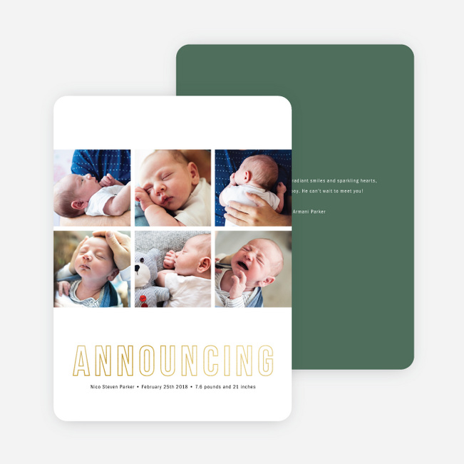 Foil Photo Display - Green