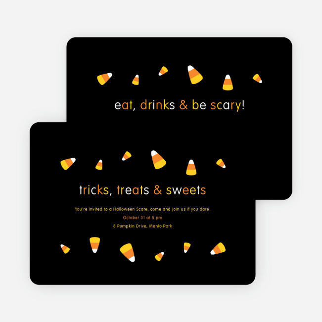Candy Corn Lovers Tricks, Treats and Sweets - Orange
