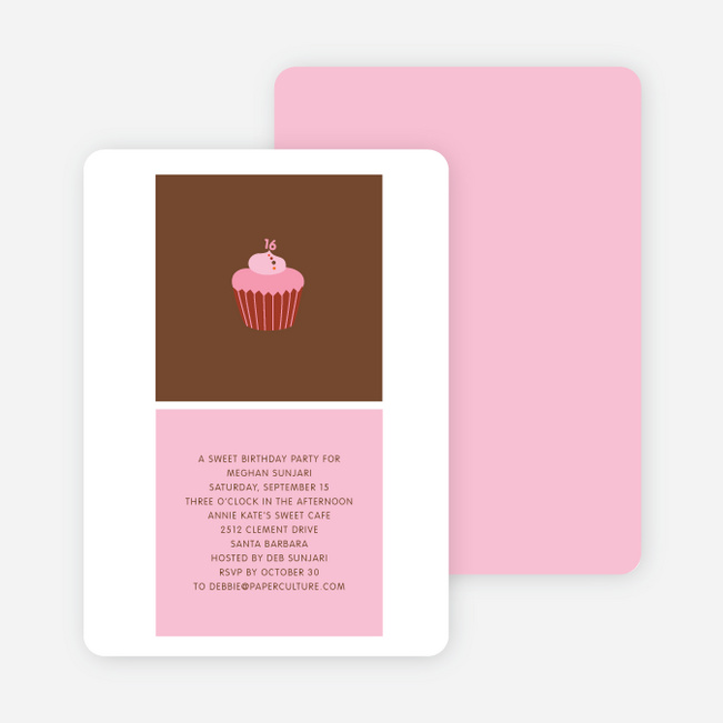 Cupcake Party - Pink Sprinkle