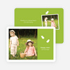 Modern Easter Photo Card - Floral Green