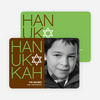 HANUKKAH Card - Apple Green