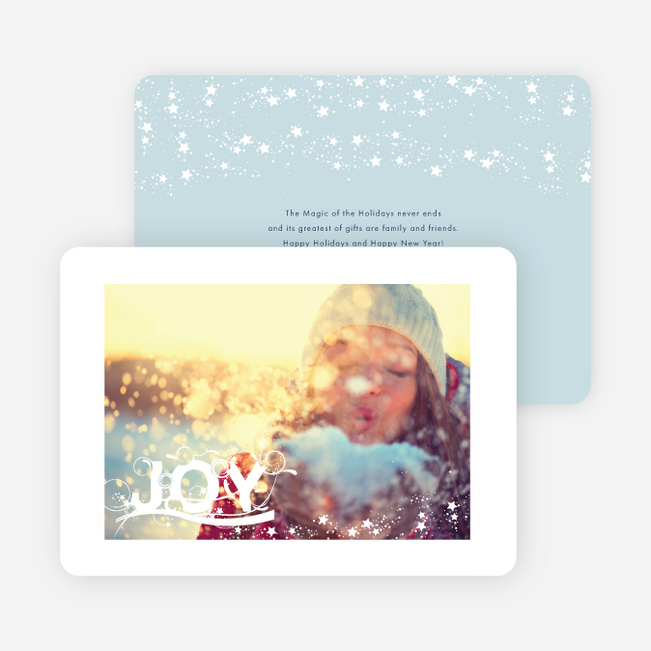 Sprinkles of Joy Holiday Cards - Blue