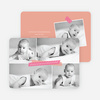 Birth Announcement Collage - Pink