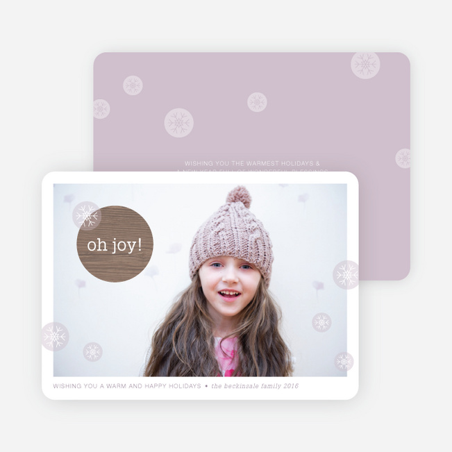 Oh Joy Holiday Cards - Purple