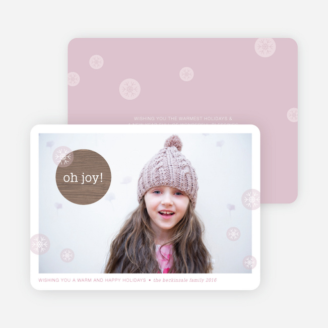 Oh Joy Holiday Cards - Pink