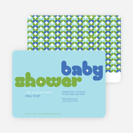 Superstar Baby Shower - Blue