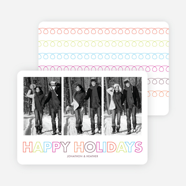 Curly Q Holiday Cards - Multi