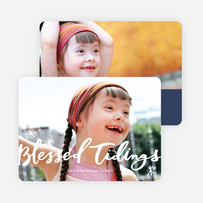 Bright Stars Holiday Cards - Blue