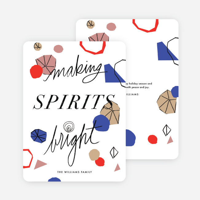 Colorful Spirits Holiday Cards - Multi
