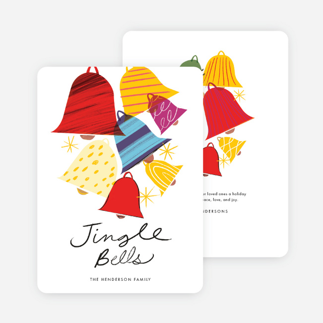 Jingle Bells Holiday Cards - Multi