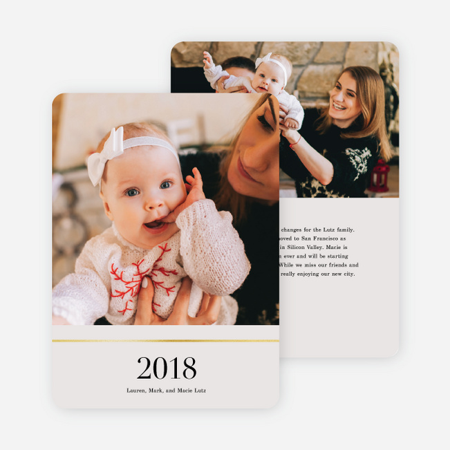 Peace & Quiet Holiday Cards - Beige