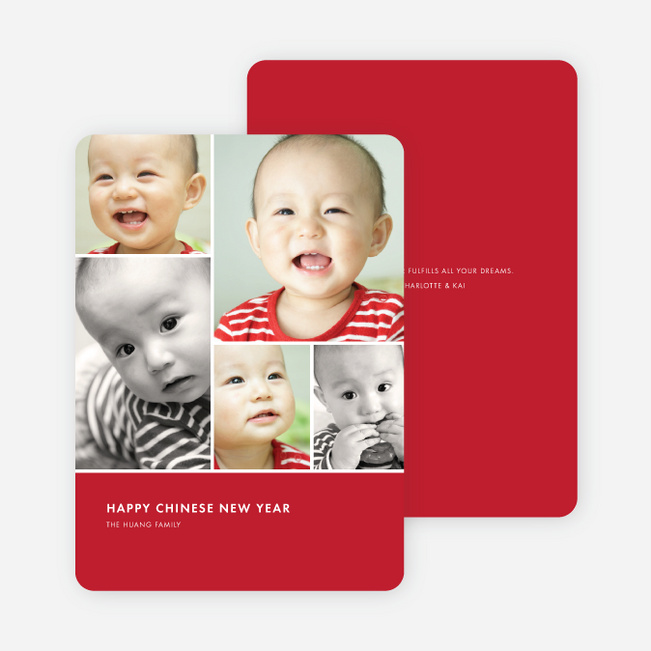 Capture the Moment Chinese New Year Cards - Cherry