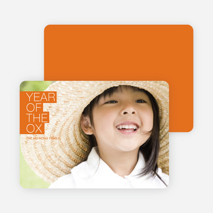Year of the Ox – Simply Chinese New Year - Orange