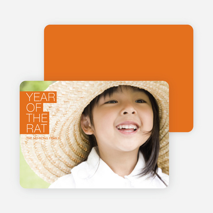 Year of the Rat – Simply Chinese New Year - Orange