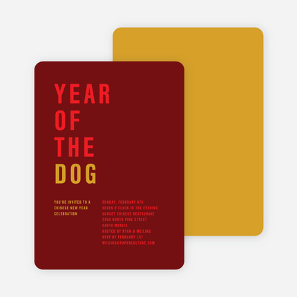 Year of the Dog – Storyline - Red