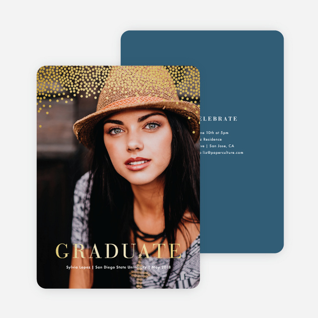 no picture graduation announcements