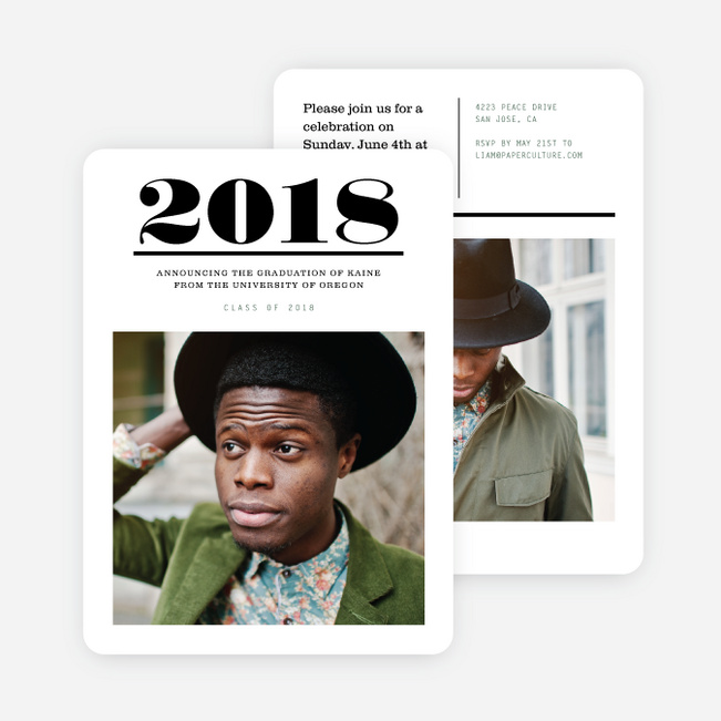 photo invitations graduation