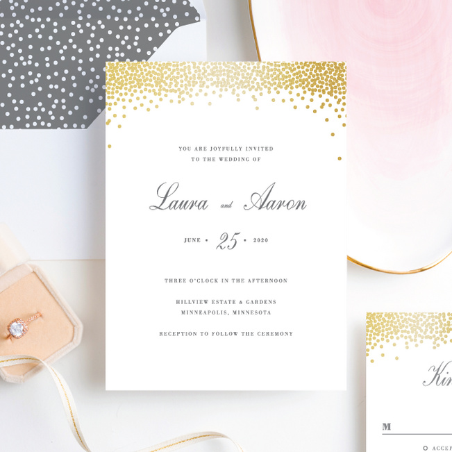 Confetti of Joy Wedding Invitations Paper Culture