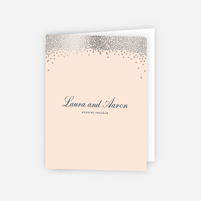 Confetti of Joy Wedding Programs Paper Culture