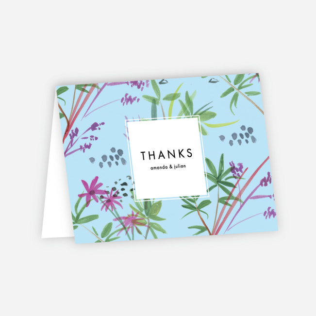 Destination Bound Wedding Thank You Cards - Multi