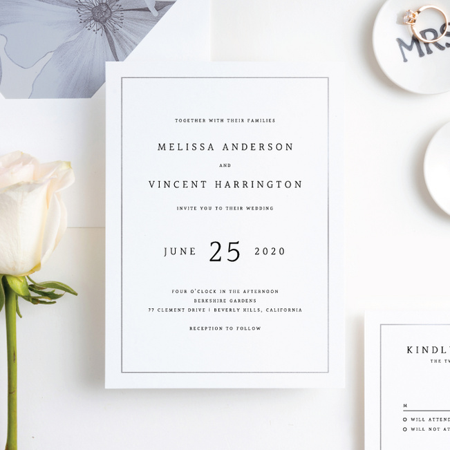 Vintage wedding invitations hotsell