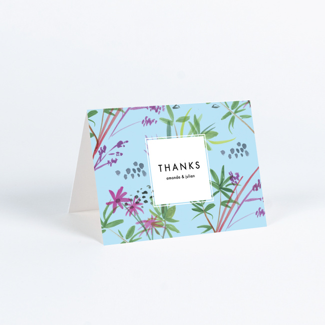 Destination Bound Wedding Thank You Cards - Multi