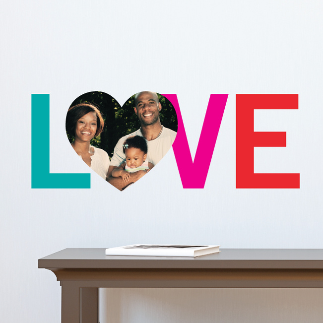 LOVE Simply Photo Wall Decals - Green