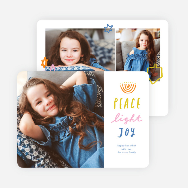 Star Joy Hanukkah Cards - Multi