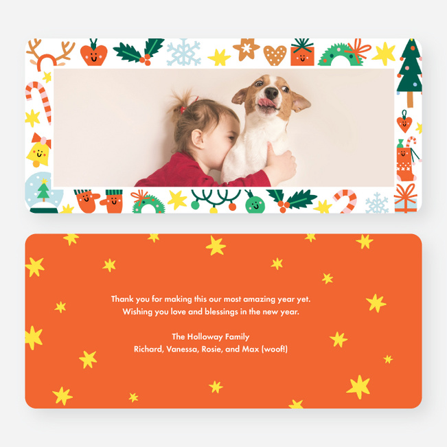 Holiday Friends Christmas Photo Cards & Holiday Photo Cards - Red