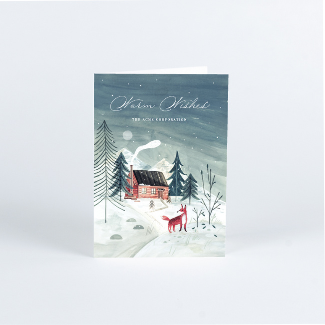Snowy Birches | Holiday Card