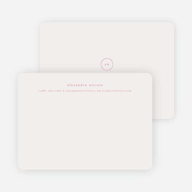 Simple & Elegant Stationery - Pink