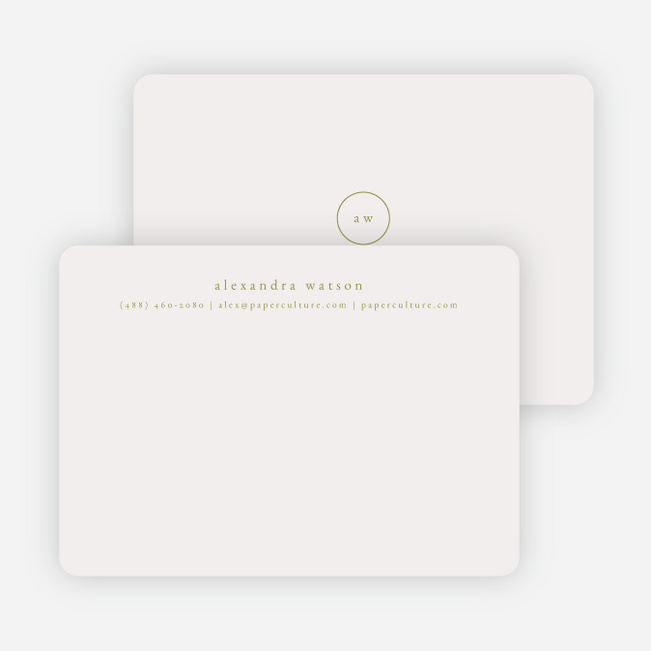 Simple & Elegant Stationery - Green