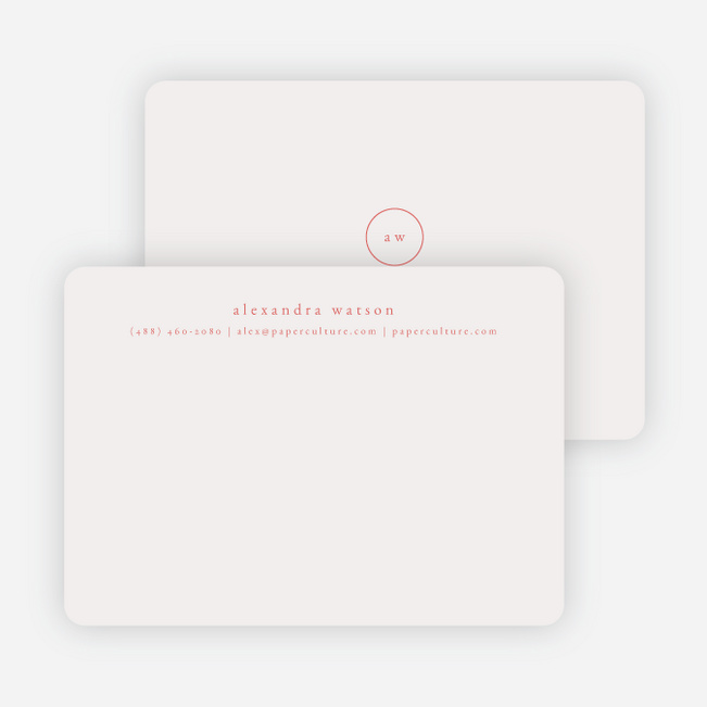 Simple & Elegant Stationery - Pink