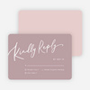 Relaxed Script - Pink