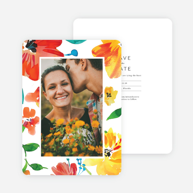 Tropical Celebration Wedding Invitations - Multi