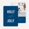 Holly and Jolly - Blue
