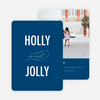 Holly and Jolly - Blue