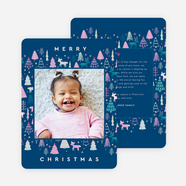 Magical Forest Christmas Cards - Multi