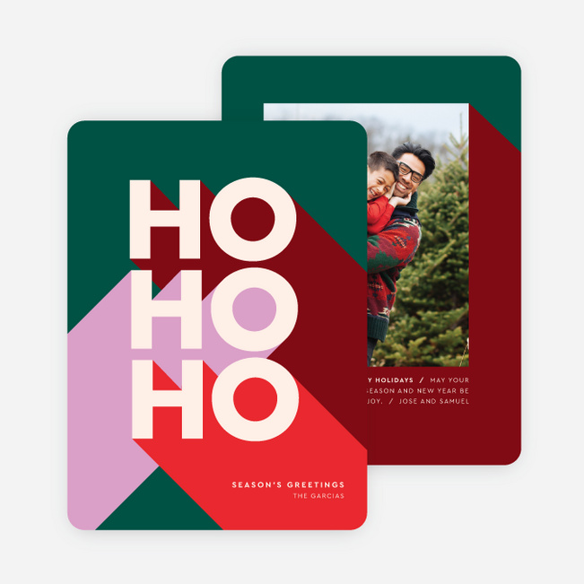 Iconic Santa Greeting Christmas Card - Multi