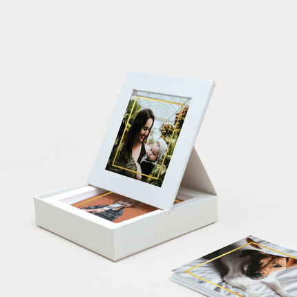 Foil Photo Prints with Stand - Yellow