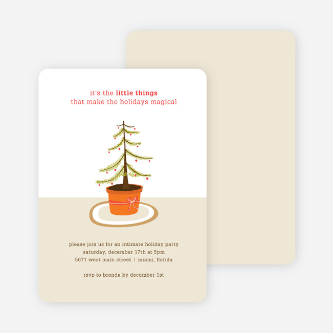 Have a Holly Jolly Holiday Invitations - Sungold