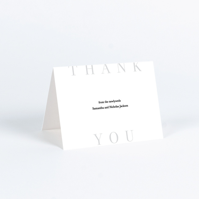 Love So Big Wedding Thank You Cards - White