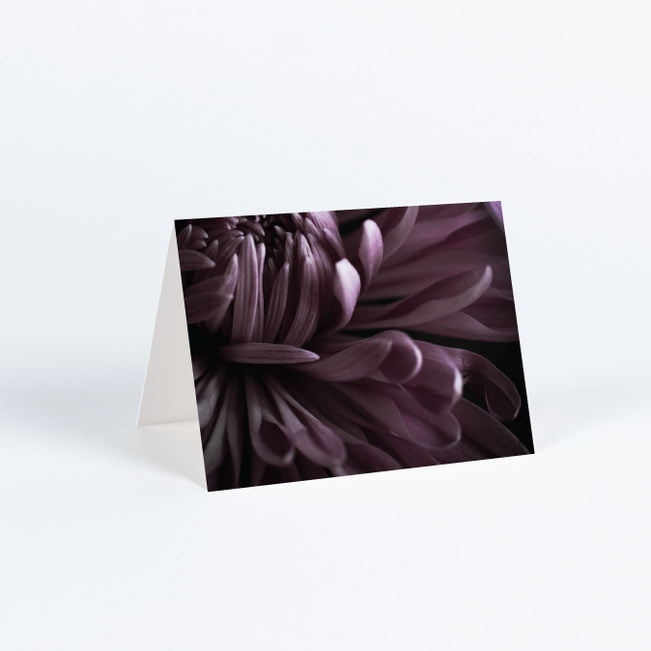 Deep Love Wedding Thank You Cards - Purple