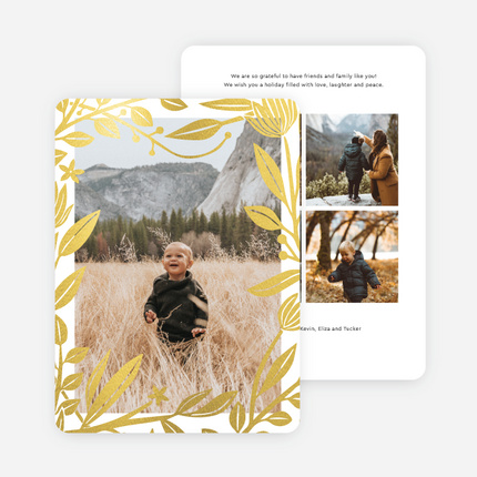 Foil Rustic Frame - Yellow